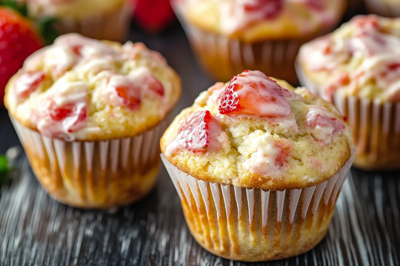 Strawberry Cream Cheese Muffins