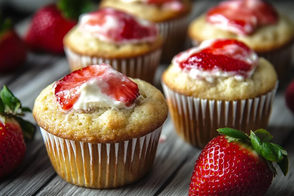 Strawberry Cream Cheese Muffins