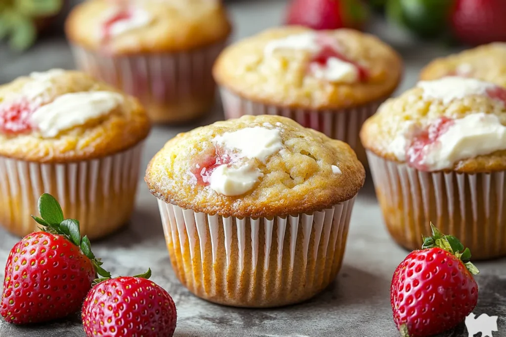 Strawberry Cream Cheese Muffins