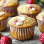Strawberry Cream Cheese Muffins