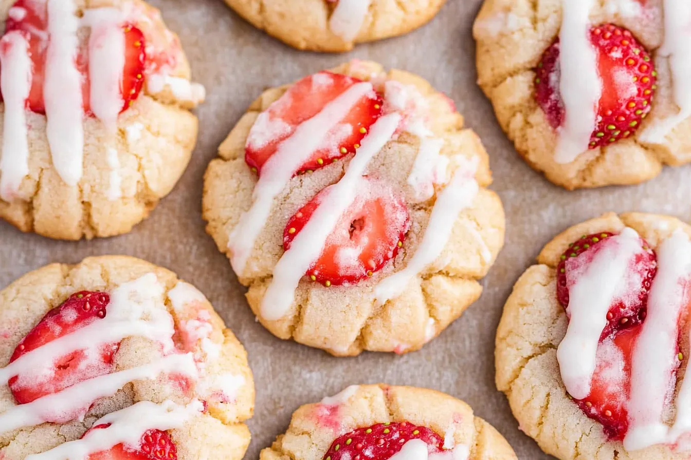 Strawberry Shortcake Cookies
