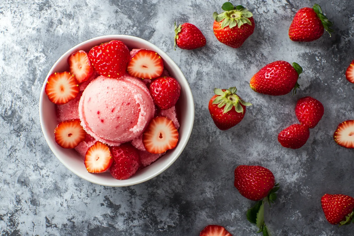 Strawberry Sorbet