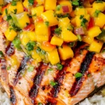 salmon with mango salsa