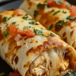 Baked Chicken Chimichangas