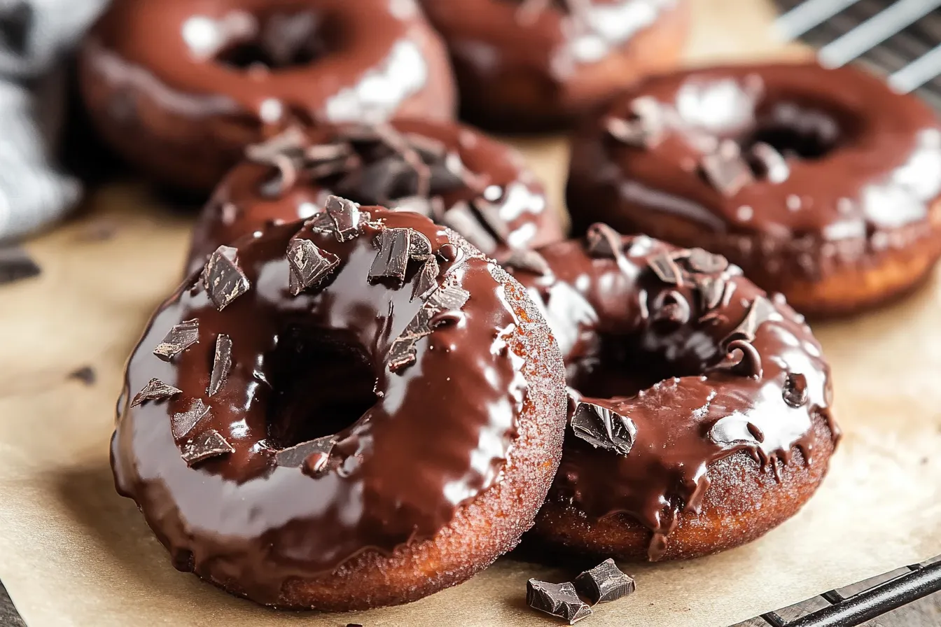 Baked Chocolate Donuts