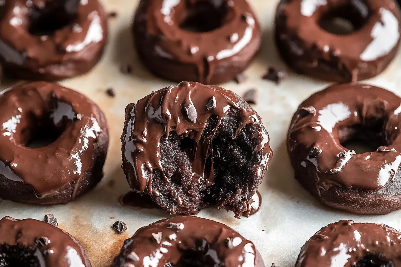 Baked Chocolate Donuts