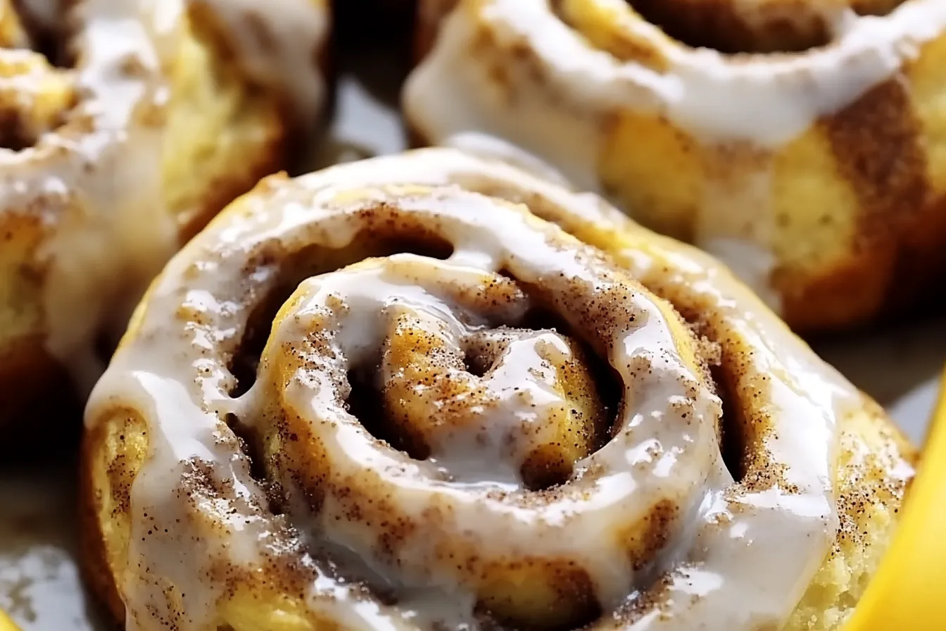 Banana Bread Cinnamon Rolls