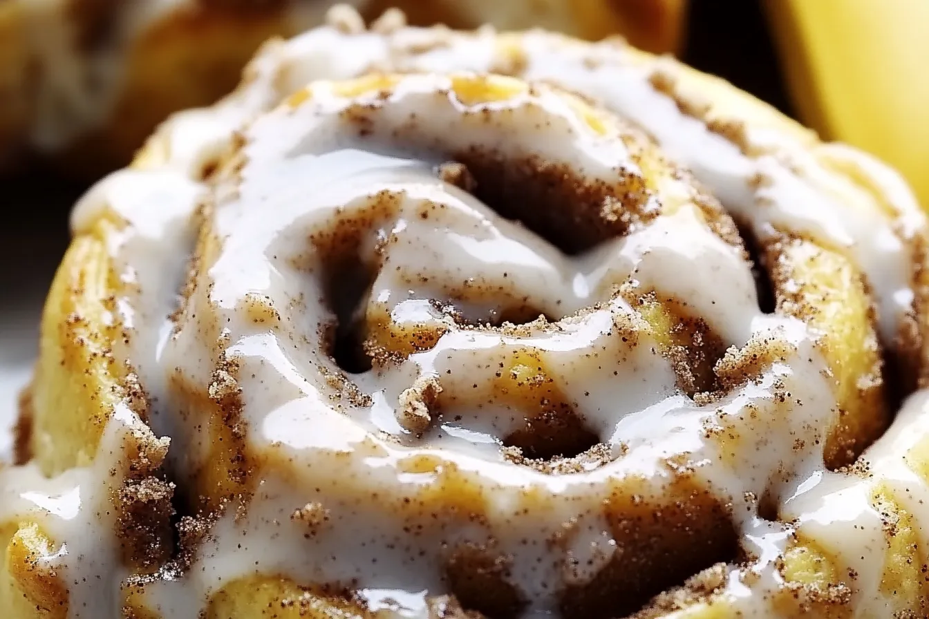 Banana Bread Cinnamon Rolls