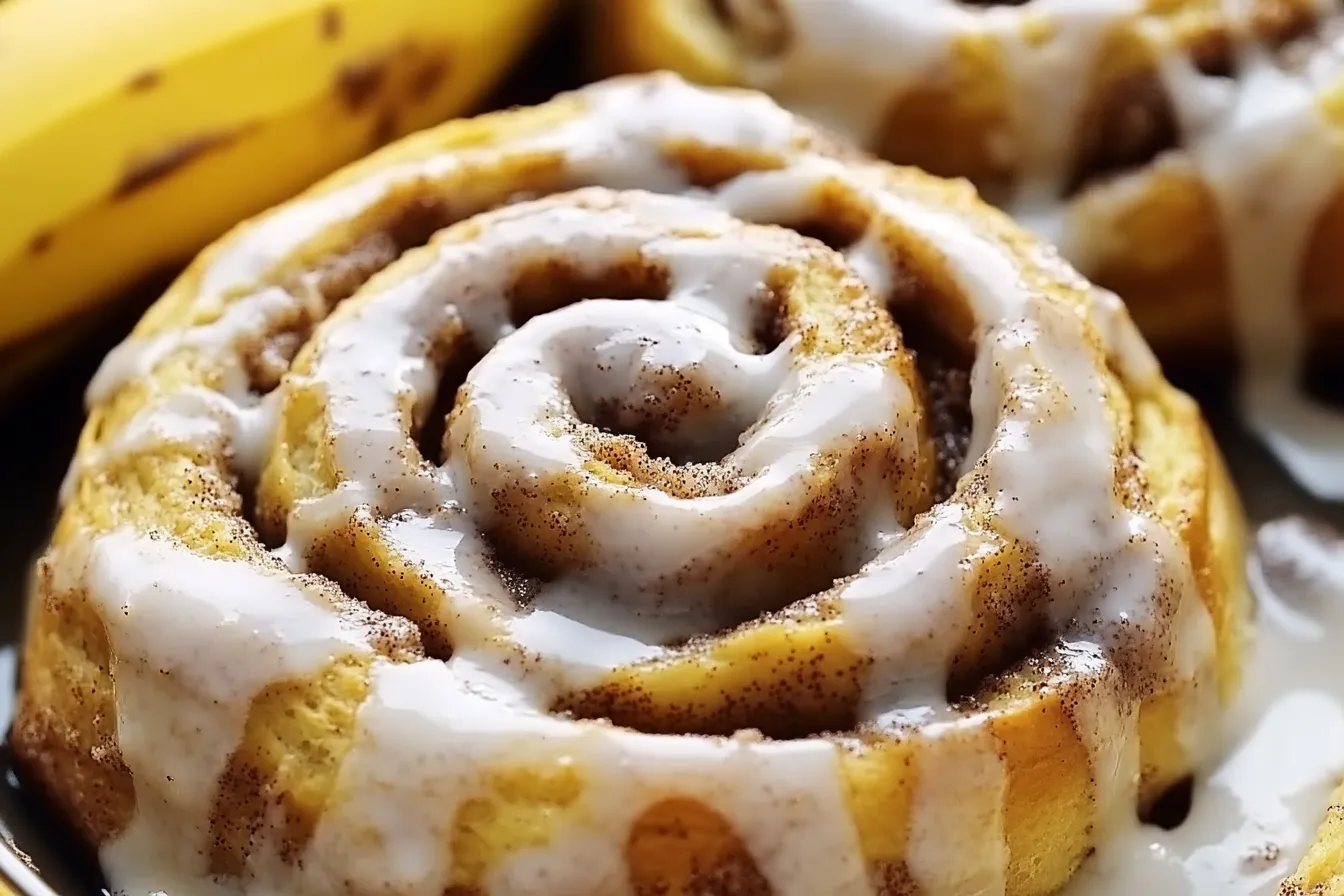 Banana Bread Cinnamon Rolls