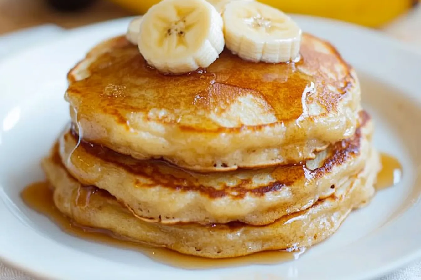 Brown Sugar Banana Pancakes