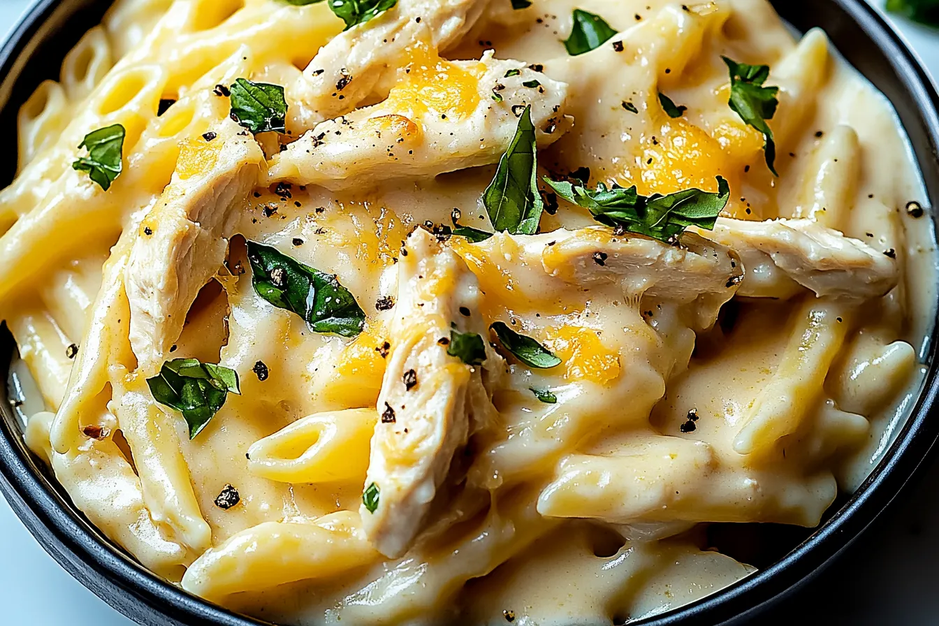 Creamy Cheesy Chicken Pasta