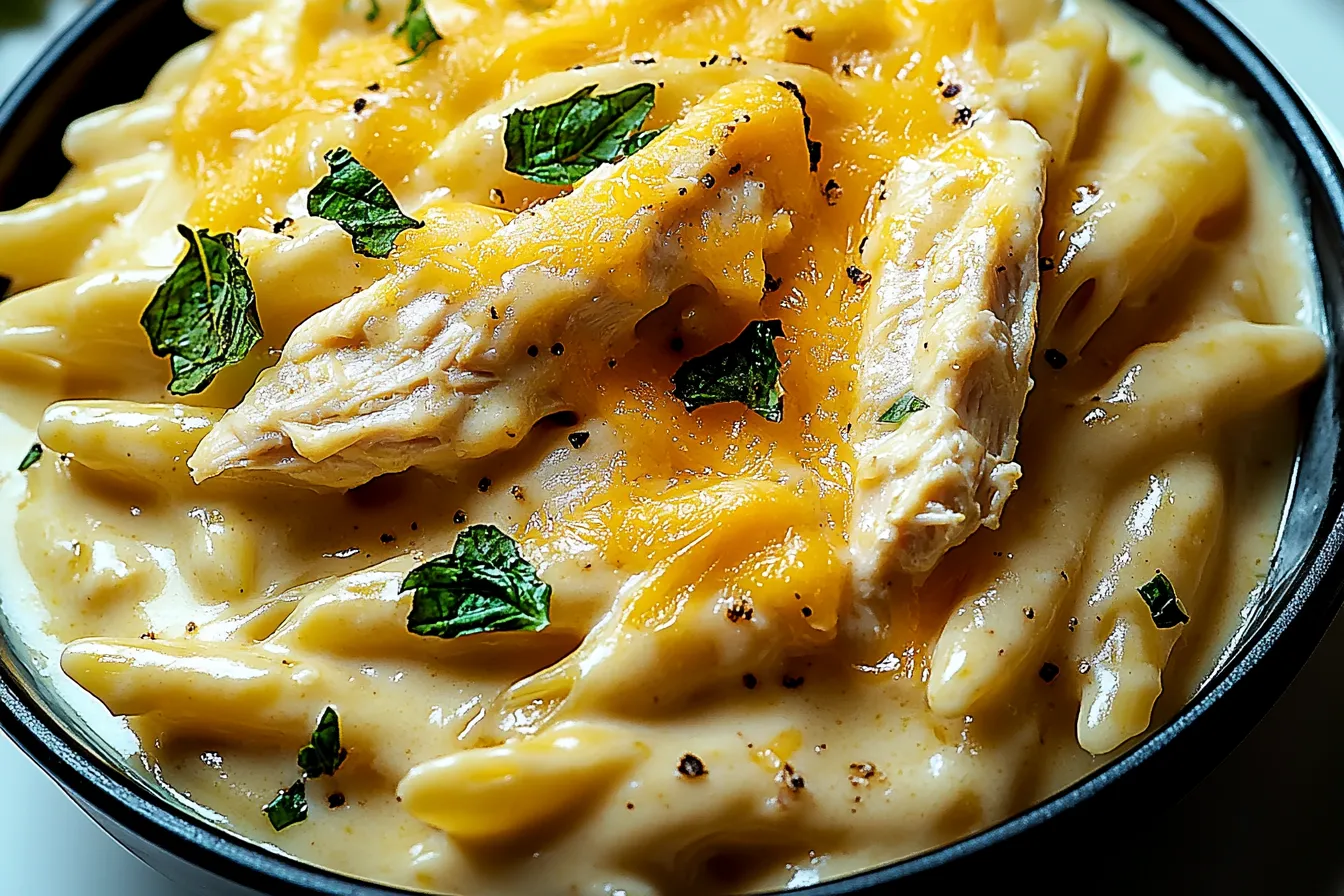 Creamy Cheesy Chicken Pasta