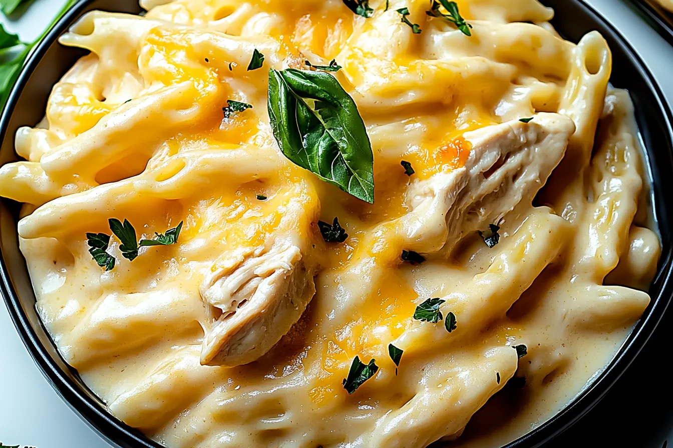 Creamy Cheesy Chicken Pasta