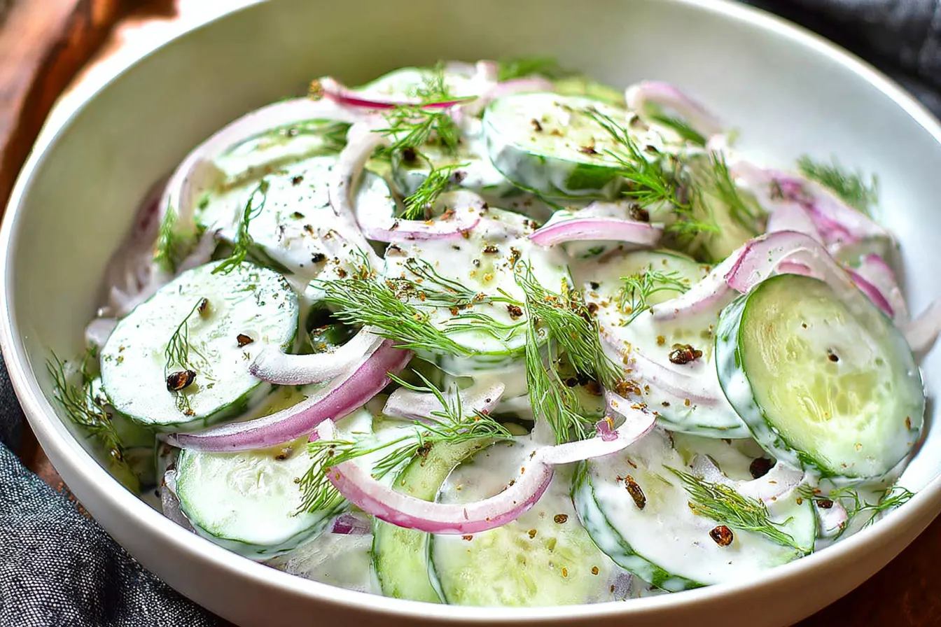 Creamy Cucumber Salad
