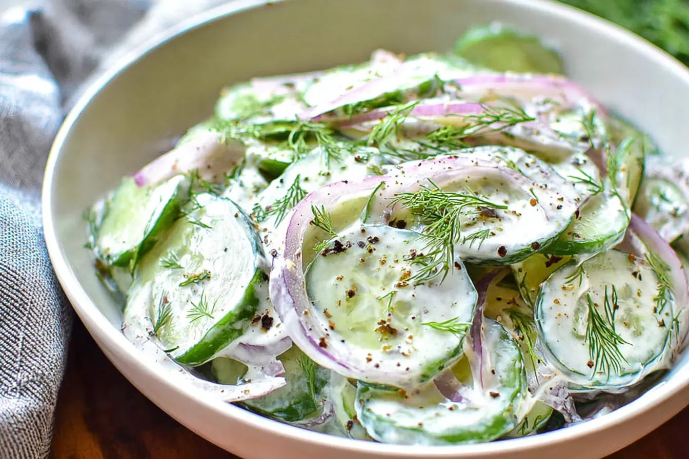 Creamy Cucumber Salad