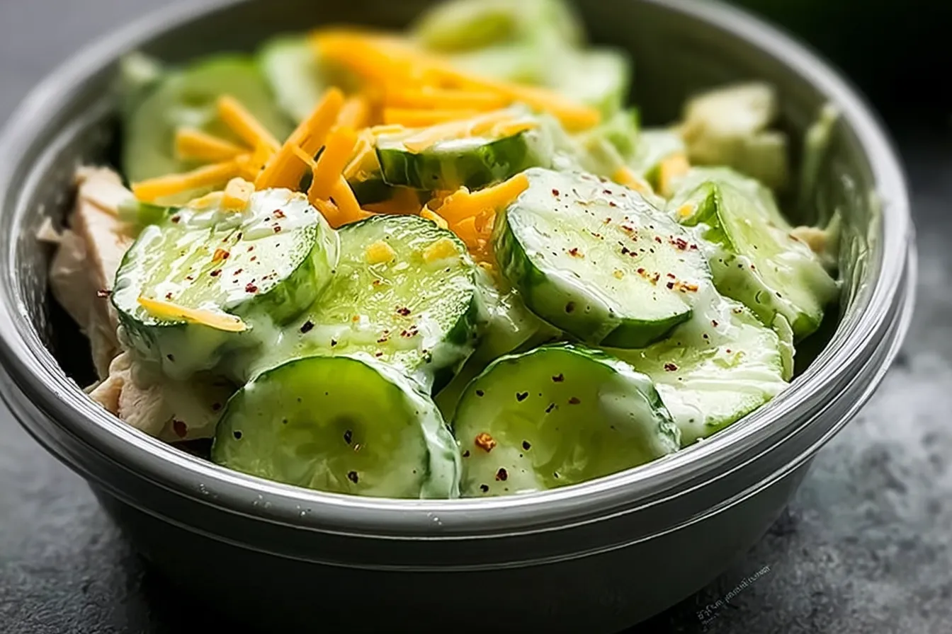 Cucumber Snack Bowl