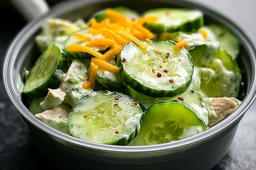 Cucumber Snack Bowl