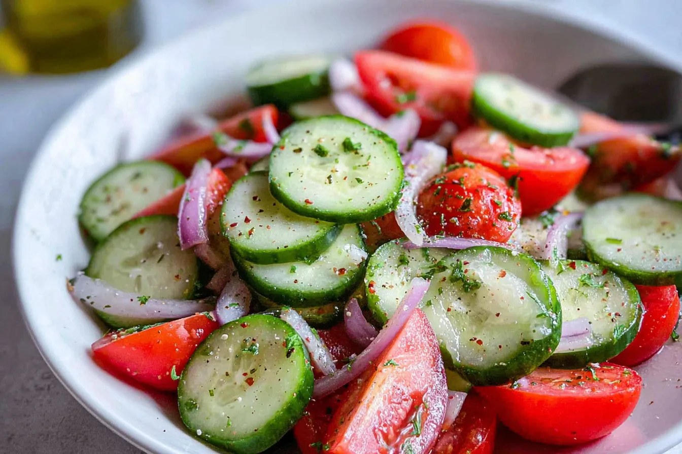 Cucumber Tomato Salad
