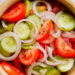 Cucumber, Tomato and Onion Salad
