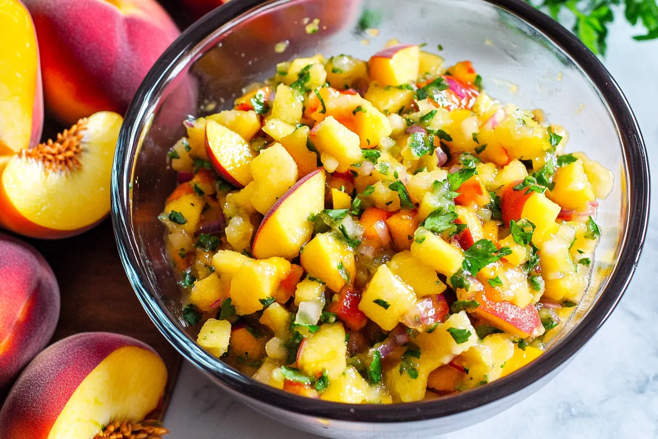 Fresh Peach Salsa