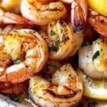 Grilled Shrimp with Lemon Garlic Butter