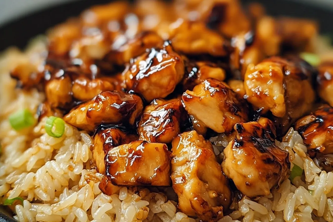 Honey BBQ Chicken Rice