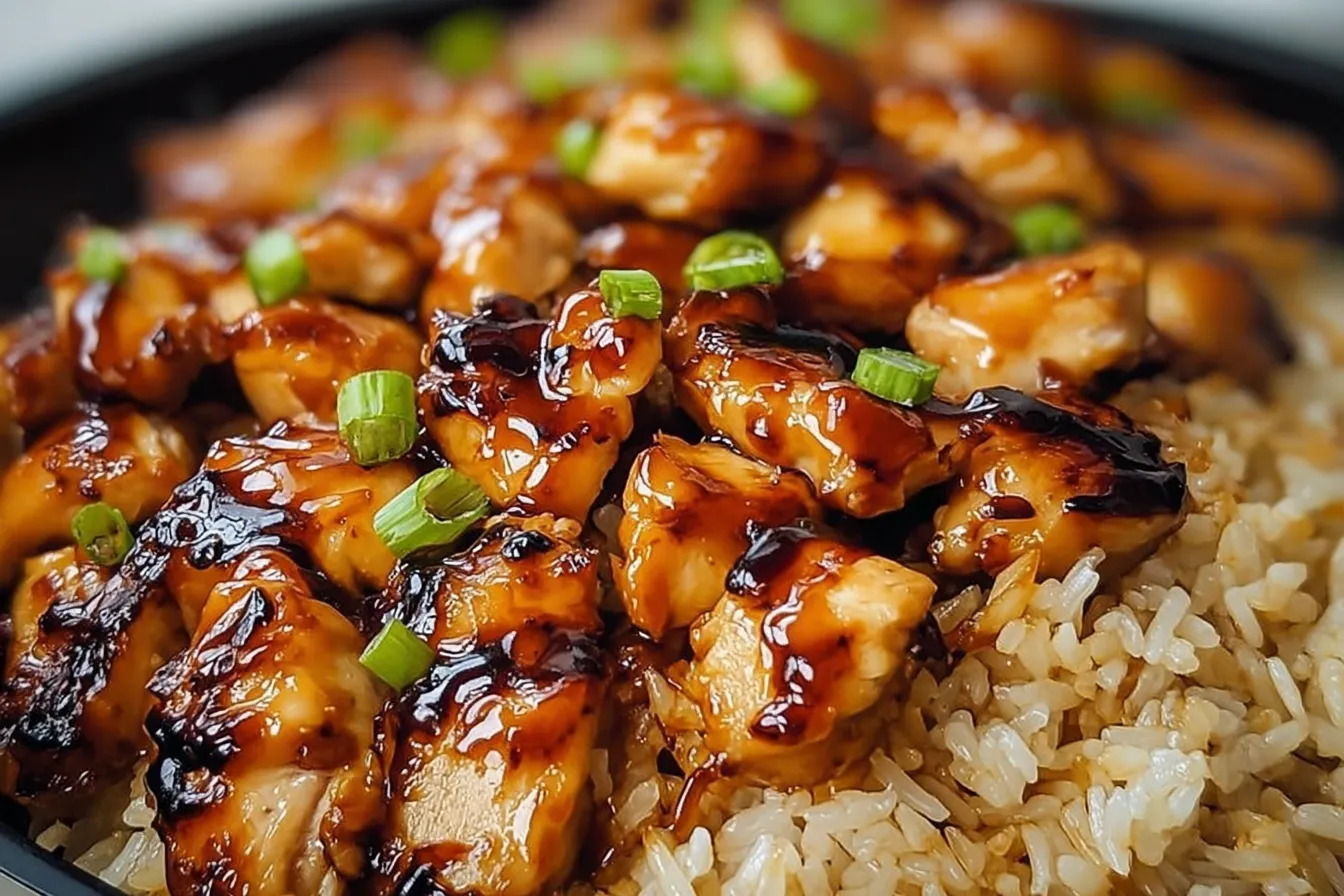 Honey BBQ Chicken Rice
