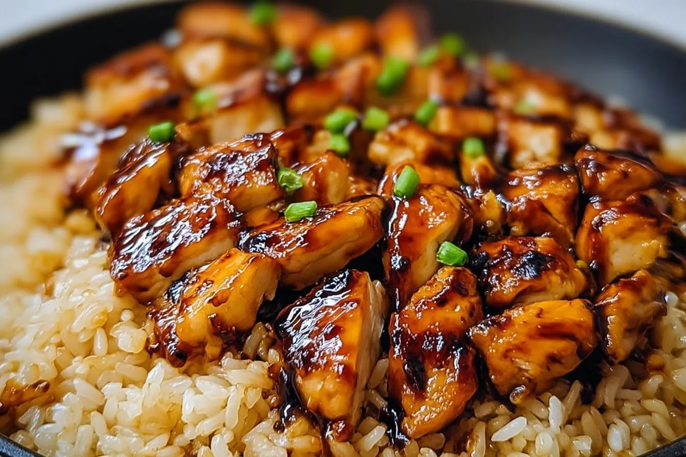 Honey BBQ Chicken Rice