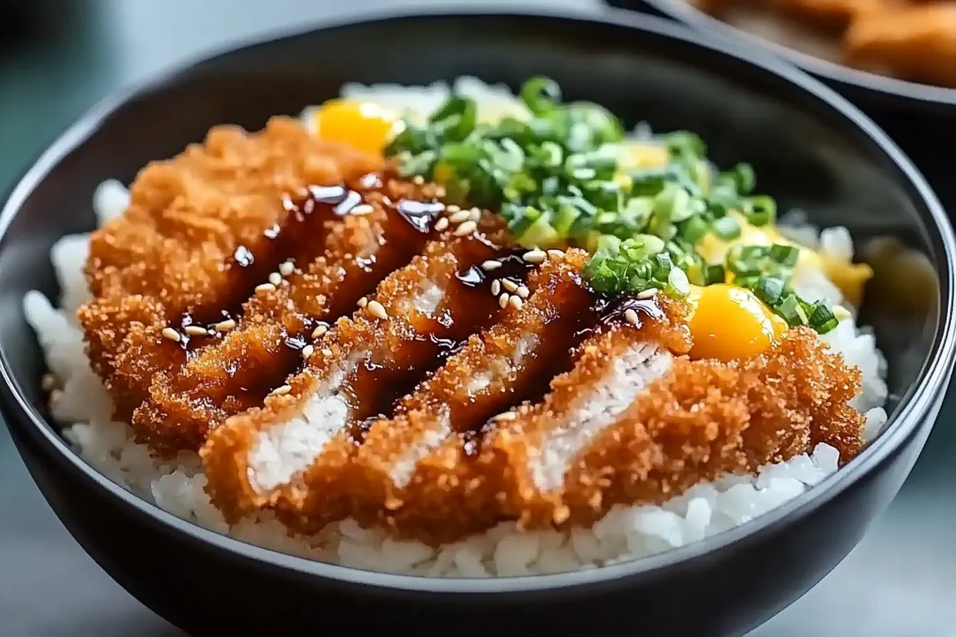 Japanese Katsu Bowls with Tonkatsu