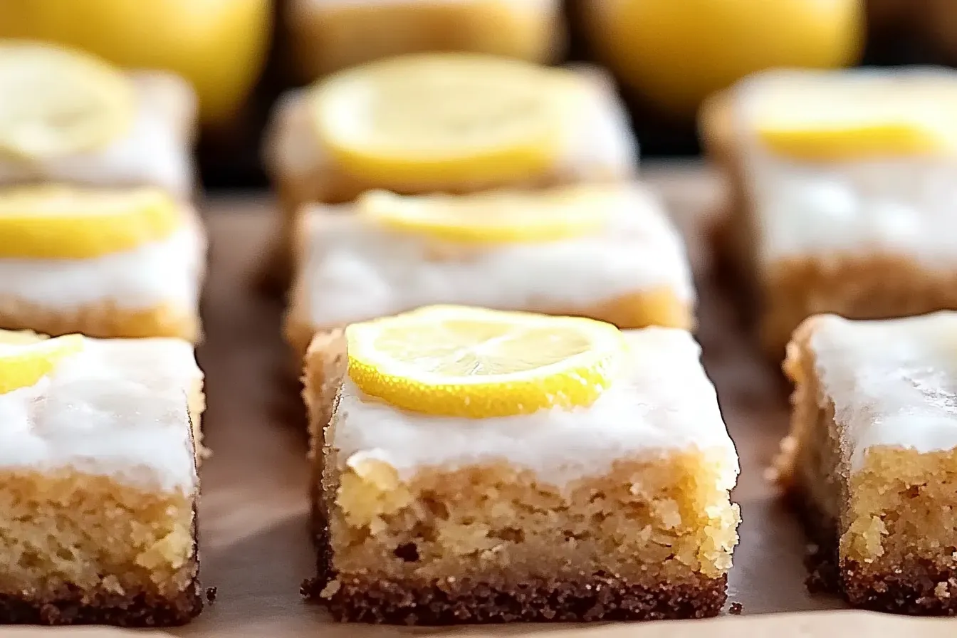 LEMON BROWNIES