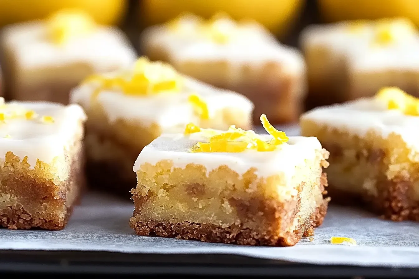 LEMON BROWNIES