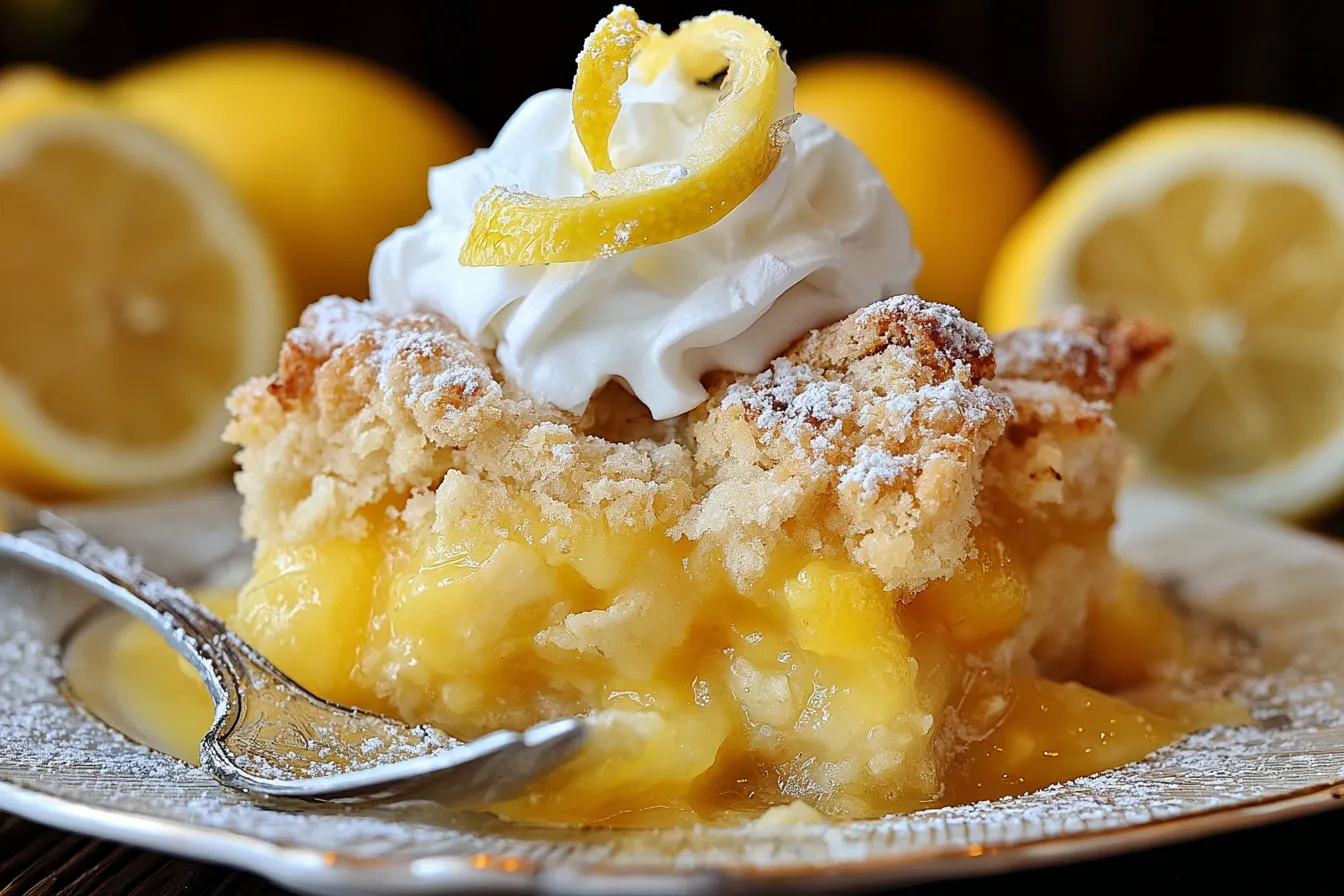 Magic Lemon Cobbler