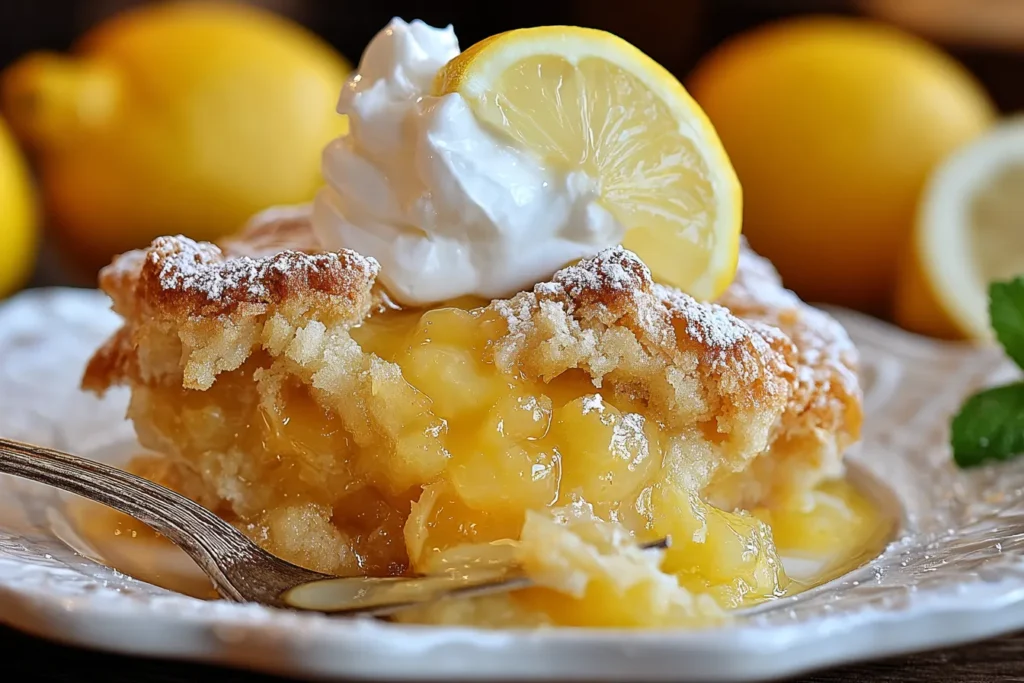 Magic Lemon Cobbler