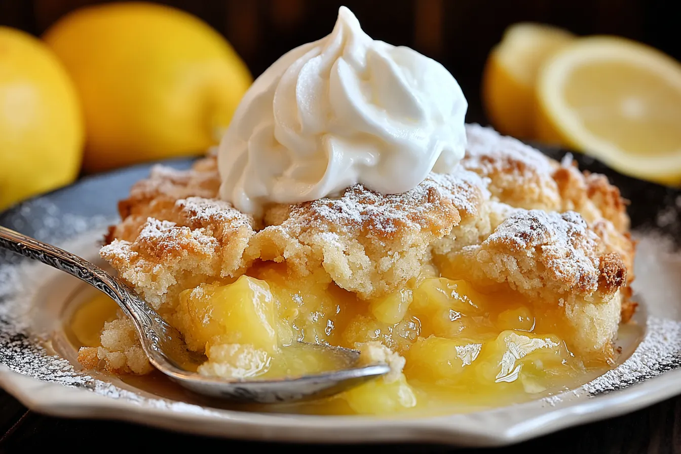 Magic Lemon Cobbler