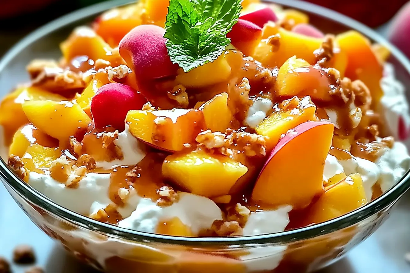 Millionaire Peach Salad