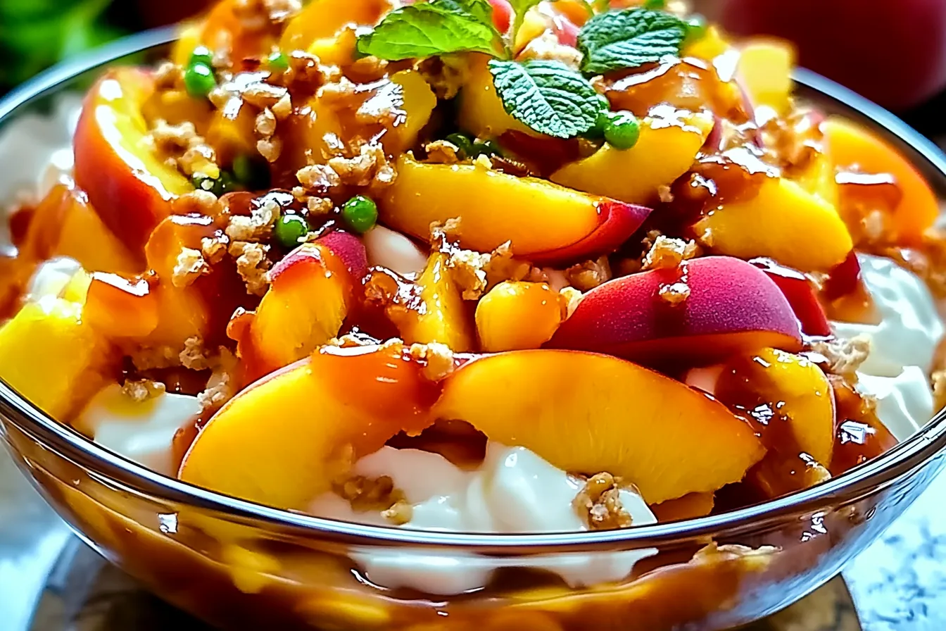 Millionaire Peach Salad