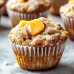 Peach Banana Muffins