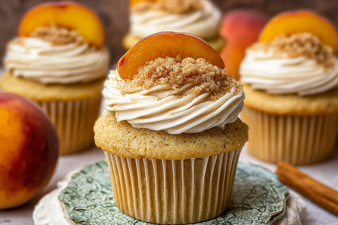 Peach Cupcakes
