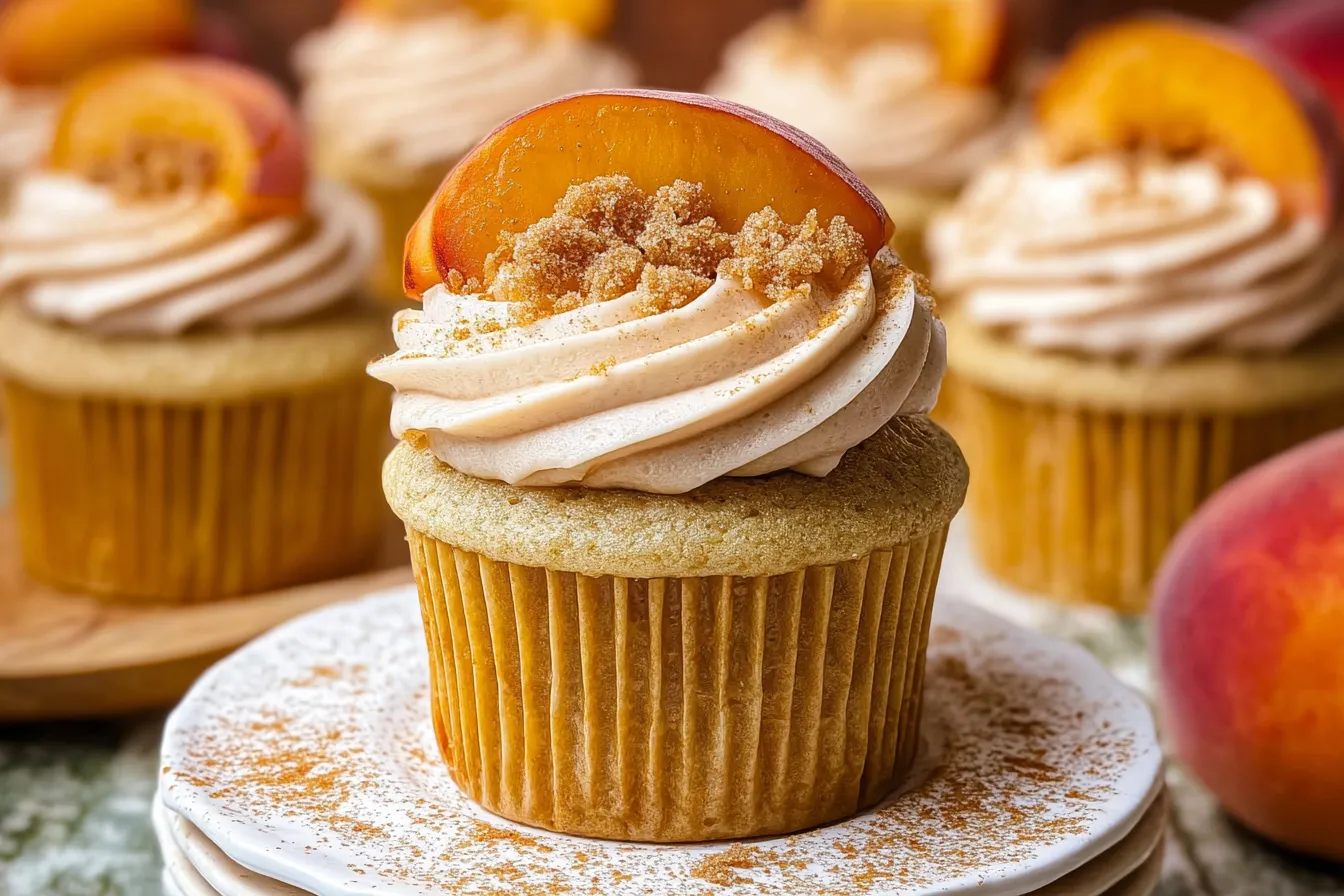 Peach Cupcakes