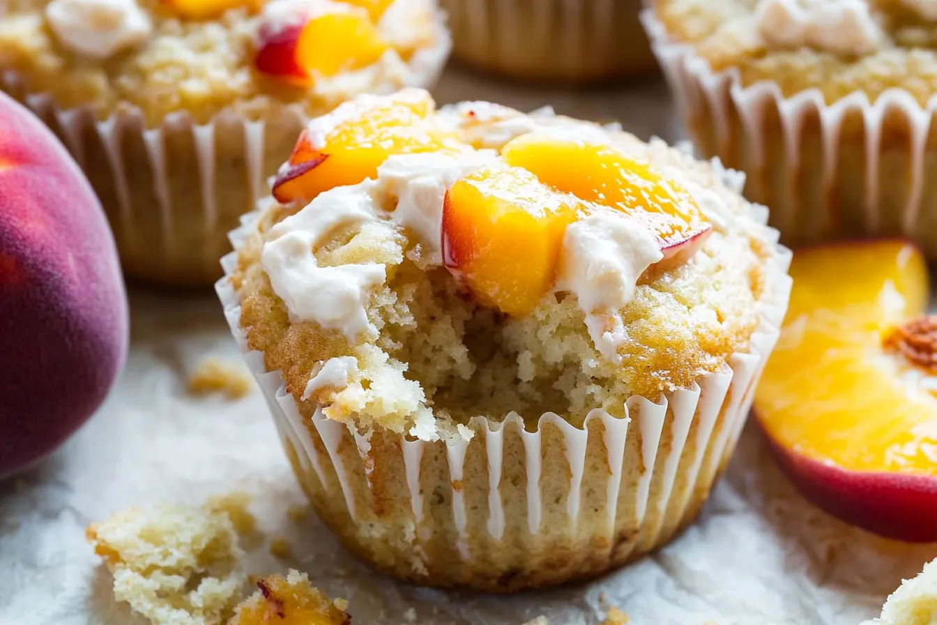 Peaches and Cream Muffins