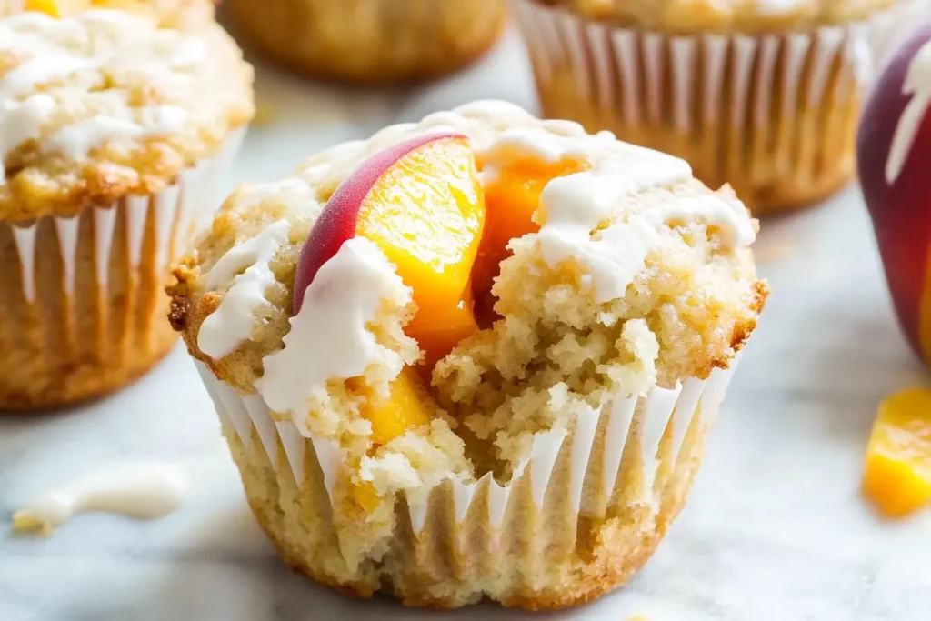 Peaches and Cream Muffins