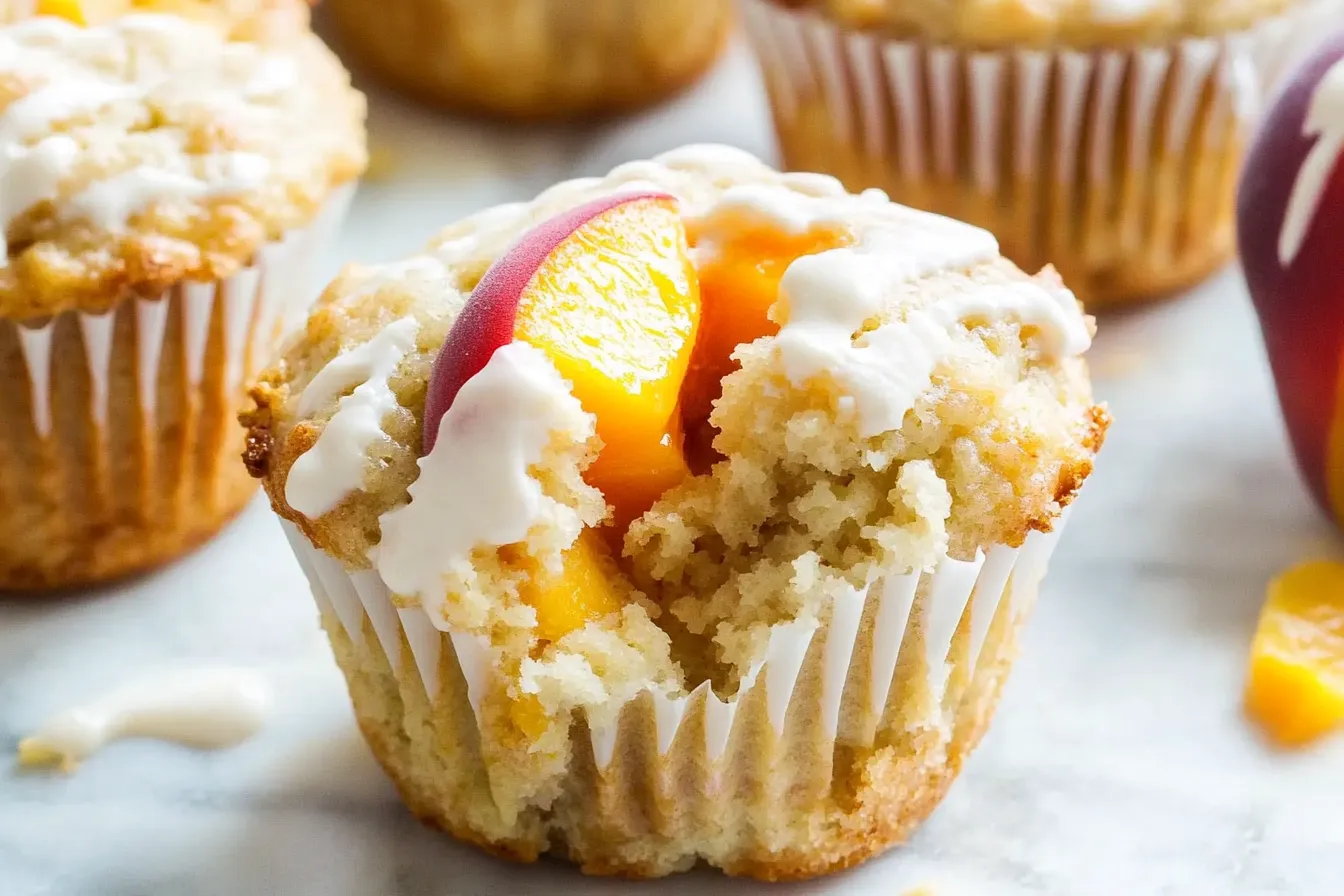 Peaches and Cream Muffins