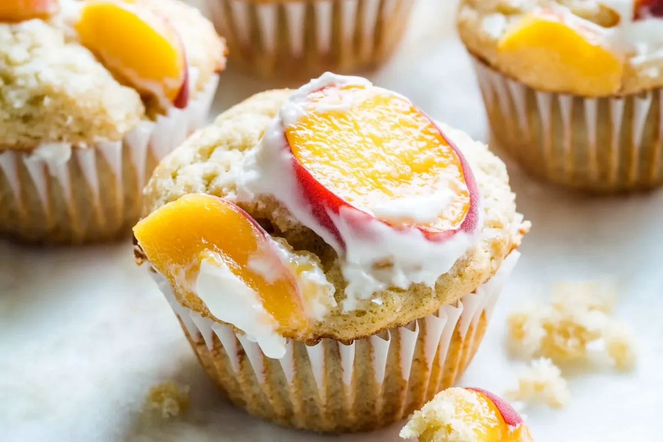 Peaches and Cream Muffins