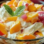 Peaches and Cream Salad