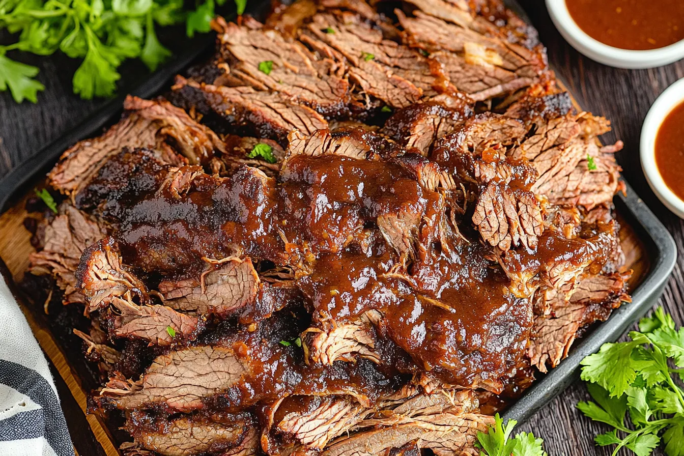 Slow Cooker BBQ Beef Brisket