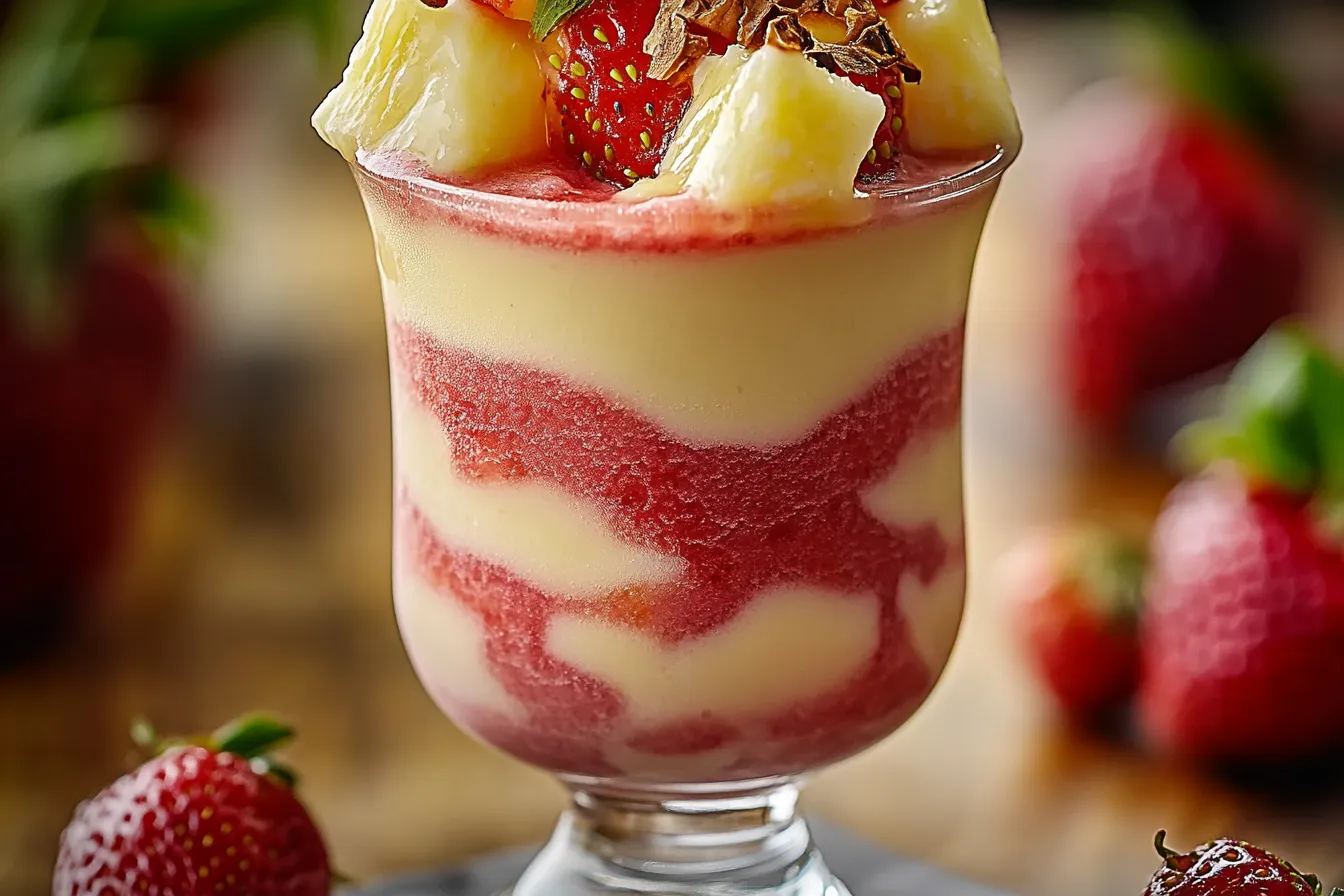 Strawberry Piña Colada Smoothie