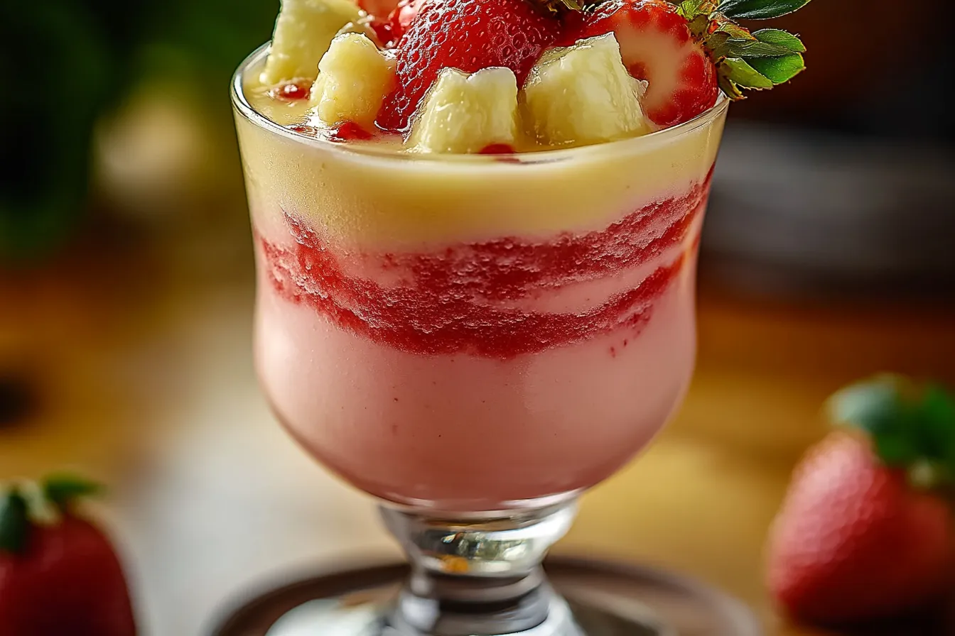 Strawberry Piña Colada Smoothie