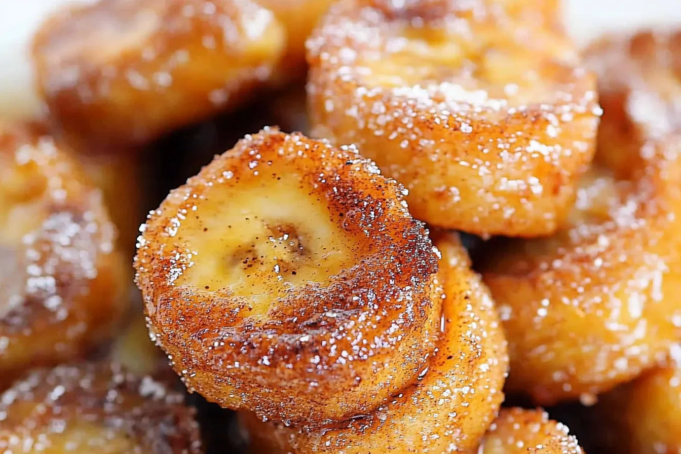 pan fried cinnamon bananas