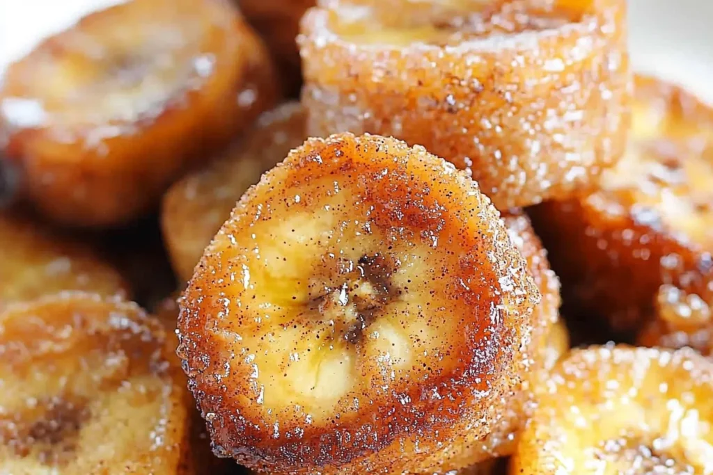 pan fried cinnamon bananas