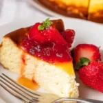 Crustless Ricotta Cheesecake